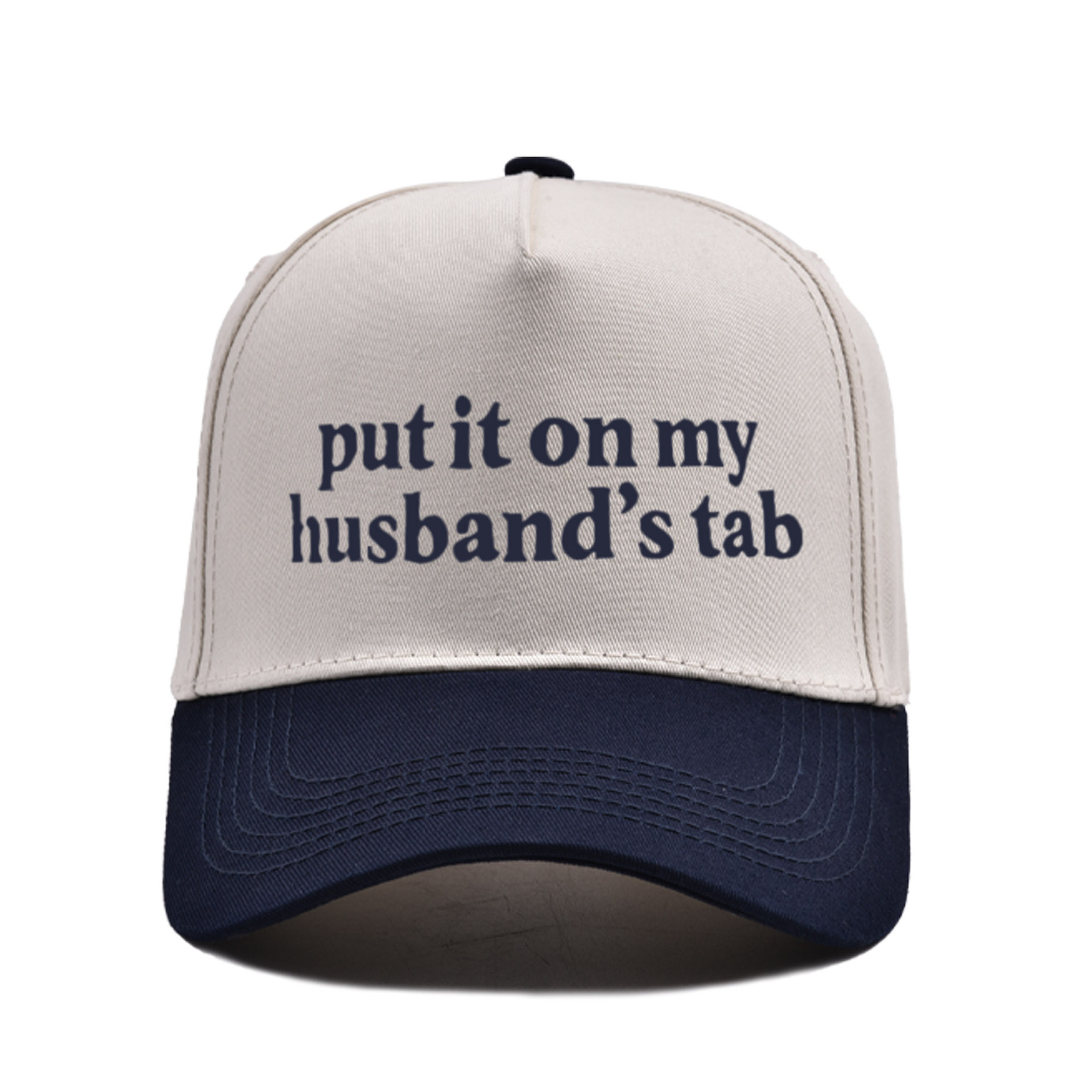 Put it on my husbands tab trucker baseball cap
