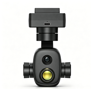 Caméra thermique ZT6 haute résolution avec capteur IR 640x512, lumière visible 4K, suivi IA et mesure de température pour charge utile de drone - Product Image 3