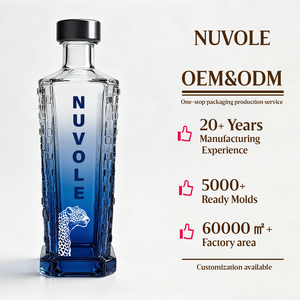 Venta Directa de Fábrica: Botellas de Licor Vacías Poligonales Moradas de 700ML, <span class=keywords><strong>Botella</strong></span> de <span class=keywords><strong>Tequila</strong></span> <span class=keywords><strong>Azul</strong></span> de Alta Gama - Product Image 5