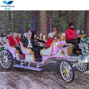 Chariot à chevaux électrique classique à quatre roues de haute qualité Q235B Structure en acier Garantie de 2 ans Économique à trois rangées - Product Image 3