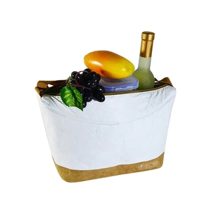 Sac à lunch en Tyvek personnalisé avec logo ODM, sac en papier kraft OEM, usine source, isolé thermiquement, durable, portable, fabricant exportateur - Product Image 5