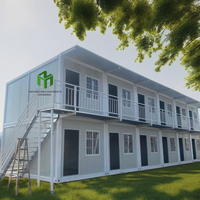 Casa Contenedor Moderna para Apartamento, Oficina o Taller, Desmontable, Portátil, de 20 pies o 40 pies, Modular, Prefabricada, en Paquete Plano