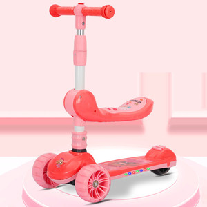 Chine fabricant Offre Spéciale pas cher prix 3 roues enfants trottinette pour <span class=keywords><strong>4</strong></span> ans garçon enfants flash lumière 3 <span class=keywords><strong>en</strong></span> <span class=keywords><strong>1</strong></span> scooter bébé - Product Image 3