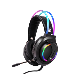 PJT-DEP2467 RGB LED Gaming Headphones with USB for Laptop Gaming Includes  Over-Ear Stereo HiFi Sound Quality