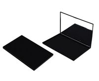 Grande palette vide magnétique en ABS, tubes en plastique rectangulaires pour un rangement pratique, palette divisée pour fards à paupières et blush, écologique