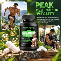 Capsules d'énergie Maca pour hommes, avec vitamines et minéraux, pour soutenir la vitalité du corps au quotidien, pour le travail, le sport et les activités de plein air, marché africain