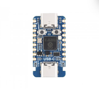 Carte de développement Waveshare RP2350-USB-C en carton ondulé, MCU Raspberry Pi RP2350A, module de contrôle double cœur double architecture, broches GPIO