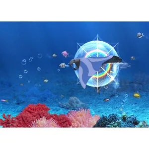 全新魔术趣味3d大屏幕素描水族馆互动画屏幼儿室内游戏儿童游戏