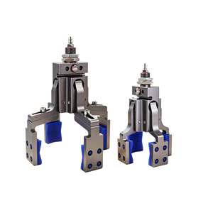 Pince pneumatique à quatre doigts DHVG-4 en alliage d'aluminium, mini flexible pour robot de moulage par injection - Product Image 1