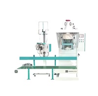 Machine d'emballage automatique de poudre de particules en sacs de 10 à 50 kg, équipement de remplissage, de scellage et d'emballage de sacs en plastique pour l'alimentation