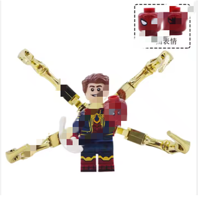 Superhéroe Iron Spider Payaso Invincible <span class=keywords><strong>Mini</strong></span> <span class=keywords><strong>Building</strong></span> Blocks Set Plástico Montaje Personaje Juguetes para niños - Product Image 3