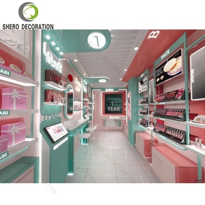 One-Stop Perfume Shop Interior Design & Fitting Customization Perfume Display Showcase Skin Care Display Rack - Product Image 1