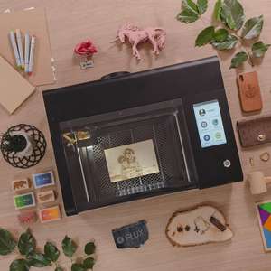 Machine de gravure laser CO2 FLUX Beamo, découpe laser, machine de gravure laser de bureau 30W, bois - Product Image 5