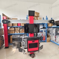 Machine d'alignement de roues 3D pour véhicules compacts, atelier et magasin de pneus