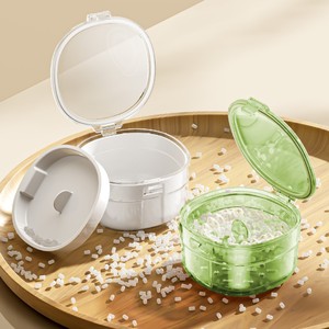 Boîte de rangement pour appareils dentaires Hy-0407, 100 ml, avec compartiments, étui de protection orthodontique portable pour personnes âgées - Product Image 1