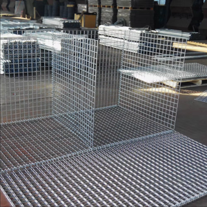 Gavión de Alambre de Hierro Cuadrado Galvanizado, Barrera de Bastión Soldada con Servicios de Doblado y Corte - Product Image 2
