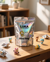Sac mystère holographique personnalisé pour figurines anime, pochette Mylar à scellage arrière, écologique, recyclable, faible MOQ 200 pièces