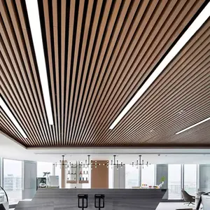 Fabbricazione di pannelli decorativi per soffitti in alluminio a forma di U pannelli per controsoffitto in alluminio