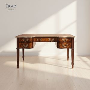 क्रिकेट की चांसलर विलासिता लेखन डेस्क | हाथ से नक्काशीदार अंग्रेजी शैली की कार्यकारी तालिका | - Product Image 4