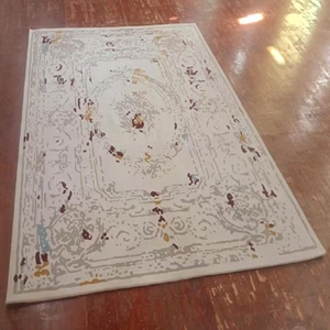 Alfombra con mechones a mano de lujo personalizada, Alfombra de diseño moderno con patrón abstracto para sala de estar hecha a máquina - Product Image 3