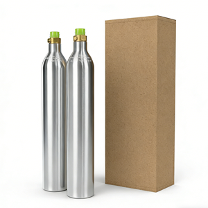 Bouteille de <span class=keywords><strong>gaz</strong></span> CO2 de qualité alimentaire OEM 0,6 L <span class=keywords><strong>pour</strong></span> <span class=keywords><strong>machine</strong></span> à soda et <span class=keywords><strong>machine</strong></span> à eau gazeuse - Product Image 1