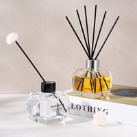 Vente en gros de flacons à bille en verre transparent de 120 ml pour huiles essentielles, aromathérapie, avec emballage de boîte cadeau haut de gamme