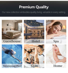 Peignoirs de bain en coton brodés ODM/OEM avec logo personnalisé pour femmes Peignoir respirant en polaire thermique d'hiver - Product Image 4