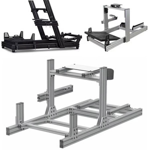 High Quality Aluminum Racing Cockpit Car Driving Setup with Adjustable Seat for Sports Entertainment - Product Image 3