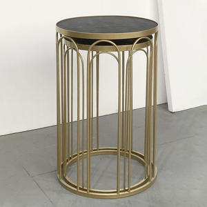 Mesa <span class=keywords><strong>Consola</strong></span> de Estilo Europeo Moderno con Superficie de Cuero y Base de <span class=keywords><strong>Metal</strong></span> para Dormitorio, Apartamento, Sala de Estar, Comedor, Entrada - Product Image 5