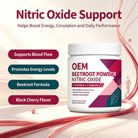 Poudre de Betterave à la Romaine Oxyde Nitrique avec L-Citrulline L-Arginine Saveur Cerise Noire
