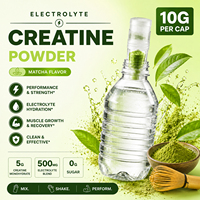 OLLI OEM Bouteille de créatine électrolytique en poudre multi-saveurs, 5G de créatine + 500MG d'électrolytes, récupération musculaire, végétalien, GMP