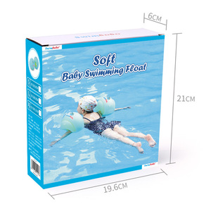 Flotador de natación para bebés Swimbobo, brazaletes inflables suaves en tallas S, M, L, XL para niños y adultos, deportes acuáticos. - Product Image 1