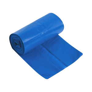 Tùy chỉnh màu Trắng kích thước lớn trong suốt rõ ràng PE <span class=keywords><strong>LDPE</strong></span> vest T-Shirt túi cho rác Thùng rác mua sắm siêu thị nhiệt dập nổi - Product Image 5