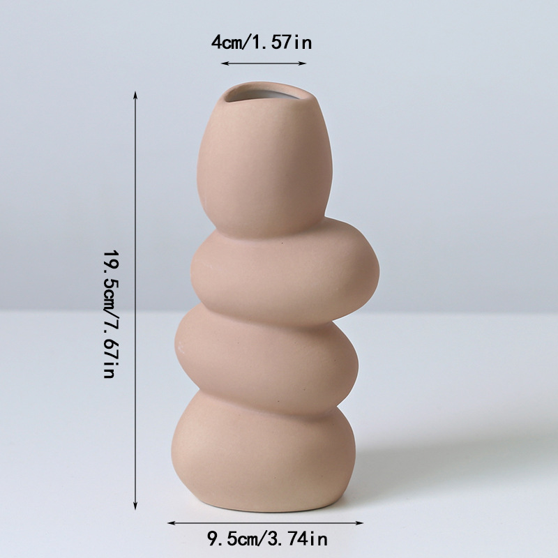 Vase marron Sanshengshi