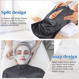Professional Split Design Microfiber for <strong>Spa</strong> Steam Esthetician Supplies Salon and Barber Tools <strong>Facial</strong> <strong>Towels</strong> - Product Image 3