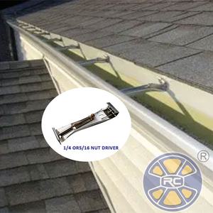 Crochets de support de gouttière de pluie cachés en aluminium avec Clip - Product Image 3