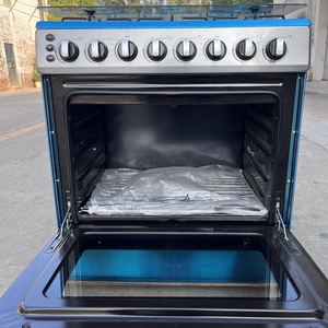 Cuisinière à Gaz Autonome de 75 cm à Prix Compétitif Avec <span class=keywords><strong>Four</strong></span> à Gaz, 6 Brûleurs, Corps en Acier Inoxydable, 220 V 50/60 Hz, Dimensions Net: 750*600*860 mm - Product Image 4