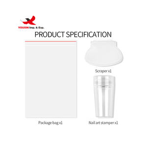 Herramientas de Uñas de Bajo Precio para Compras Mixtas, Cabezales de Silicona de Cristal para Transferencia de Imagen, Diseño Totalmente Transparente, Estampador de Uñas - Product Image 4