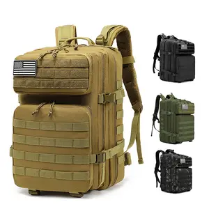 OEM toptan taktik çanta sırt çantası açık kamp avcılık yürüyüş 3Day Assault paketi Molle çantası taktik sırt çantası
