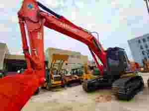 Excavatrice HITACHI ZX350H d'occasion, bon état, avec service après-vente d'un an, chaussures de chenilles durables à vendre pour projets de construction - Product Image 1