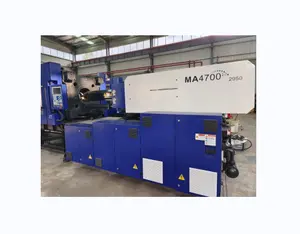 Gebruikte Haitiaanse Ma4700ii 2950 470ton Servomotor Spuitgietmachine Plastic Mand Kleine Stoel Machine