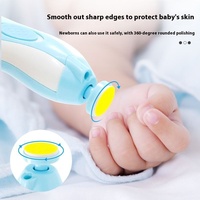 Coupe-ongles pour enfants anti-rayures CE RoHS, kit de manucure pour bébé, polisseuse électrique pour les ongles de bébé