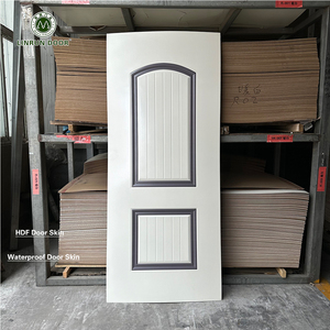 Revestimento de Porta em Melamina com 2 Painéis, Superfície Lisa, Revestimento de Porta Interior à Prova d'Água para Casas, Alta Densidade, Melhor Qualidade - Product Image 1