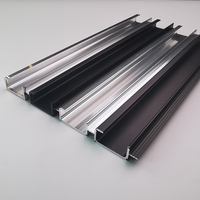 Poignée de meuble moderne en alliage d'aluminium en forme de barre pour armoires de cuisine, commodes, penderies et tiroirs, avec un design durable et écologique
