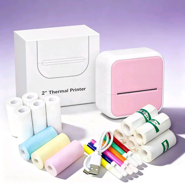 For Tik Tok Mini Pocket Wireless Smart Inkless Mobile Printer Thermal Impresora Stock Photo Usage Imprimante Stock Printer