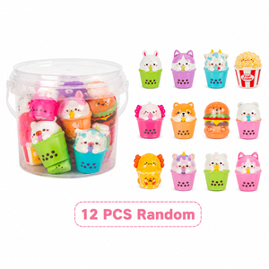 Premium Cute Milk Tea Cup Squishy Toys Gentle Recovery Memory Foam Anxiety Relief Desk Gifts For Boys Girls Wholesale - Product Image 2
