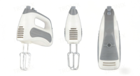 Batteur sur socle ou mini batteur à main portable 300W 7 vitesses, nouveau design personnalisé, certifié CE GS RoHS LFGB ETL, pour la préparation des œufs et autres préparations culinaires.