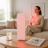 960 perles LED 630+660+810+830+850nm, panneau de luminothérapie rouge avec infrarouge proche pour le visage, le cou et le corps, accessoire de sauna pour usage domestique