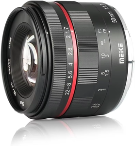 <span class=keywords><strong>Objectif</strong></span> Meike 50mm f1.7 plein cadre à grande ouverture mise au point manuelle - Product Image 1