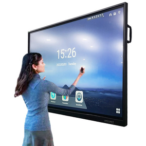 กระดานอัจฉริยะ LCD ขนาด 65 นิ้ว พร้อมซอฟต์แวร์ไวท์บอร์ดฟรี อัตราส่วน 16:9 เทคโนโลยี Bis สำหรับโรงเรียนธุรกิจ จอแสดงผล 4K - Product Image 1
